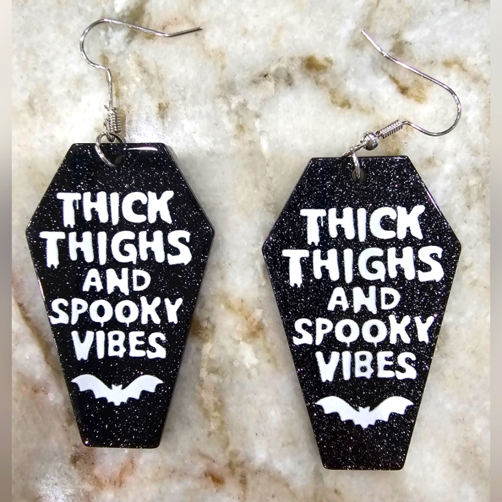 Thick Thighs & Spooky Vibes Earrings